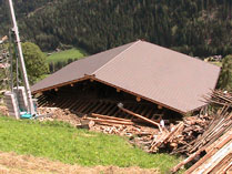 Dachsanierung Stadel in St. Walburg